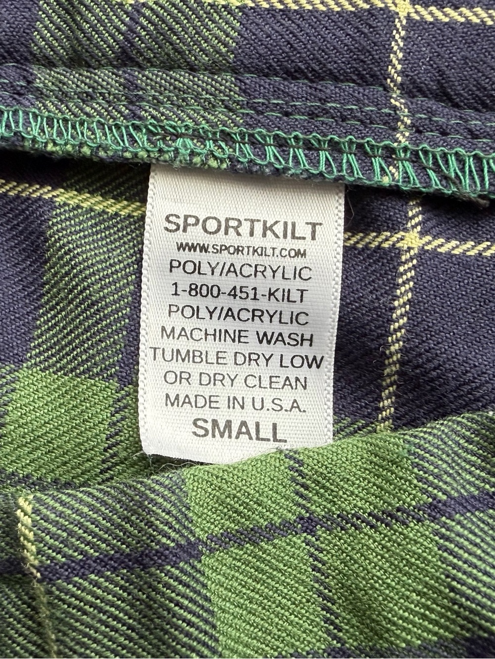 Sport Kilt Plaid Short Skirt Woman’s Size S Preppy Old Money Academia Clueless - Picture 15 of 16